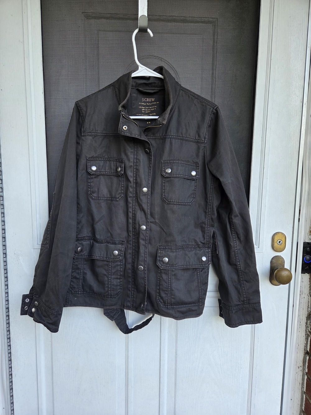 J. Crew Women's Black Utility Field Jacket